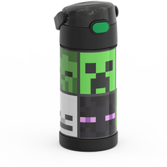 12oz FUNTAINER® WATER BOTTLE MINECRAFT