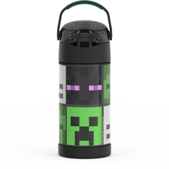 12oz FUNTAINER® WATER BOTTLE MINECRAFT