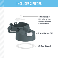 FUNTAINER® WATER BOTTLE - REPLACEMENT SPOUT LID