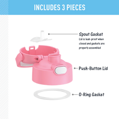 FUNTAINER® WATER BOTTLE - REPLACEMENT SPOUT LID