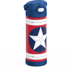 16oz FUNTAINER® WATER BOTTLE CAPTAIN AMERICA