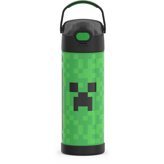 16oz FUNTAINER® WATER BOTTLE MINECRAFT