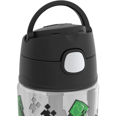 16oz THERMOS® KIDS WATER BOTTLE WITH SPOUT LID MINECRAFT