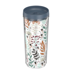 24oz DOUBLE WALL TUMBLER WHIMSICAL LEAVES