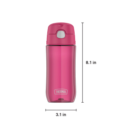 16oz THERMOS® KIDS PLASTIC WATER BOTTLE WITH SPOUT LID