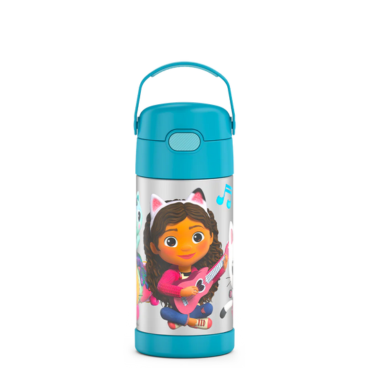 12oz FUNTAINER® WATER BOTTLE GABBYS DOLLHOUSE