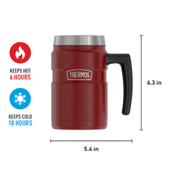 16oz STAINLESS KING™ COFFEE MUG